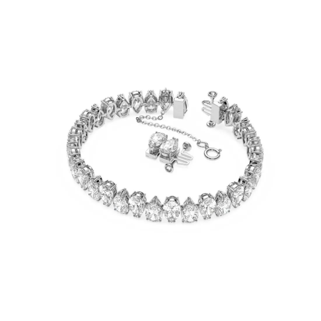 Bracelet Femme Swarovski - 5598350 Métal rhodié Blanc