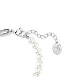 Bracelet Femme Swarovski Swan - 5705720 Métal Rhodié Noir