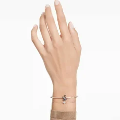 Bracelet Femme Swarovski Swan - 568824 noir,doré rose