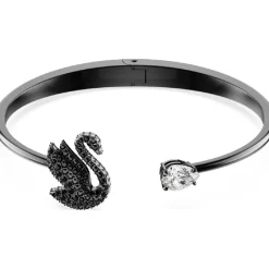 Bracelet Femme Swarovski Swan - 568874 noir,argent
