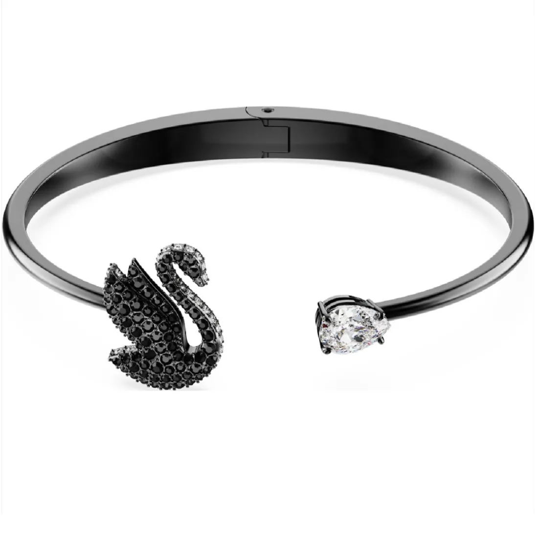 Bracelet Femme Swarovski Swan - 568874 noir,argent