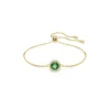 Bracelet Femme Swarovski Una - 5680559 Plaqué Or Vert
