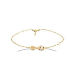 Bracelet femme vol d'oiseau plaqué or Maison de la Bijouterie UYY0Z6ZV