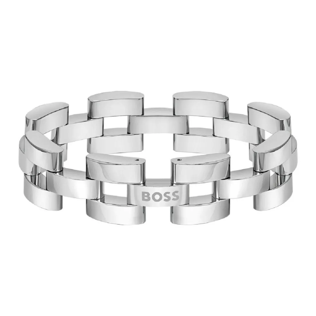 Bracelet Homme Boss Bijoux Sway 1580511 - Acier Argent