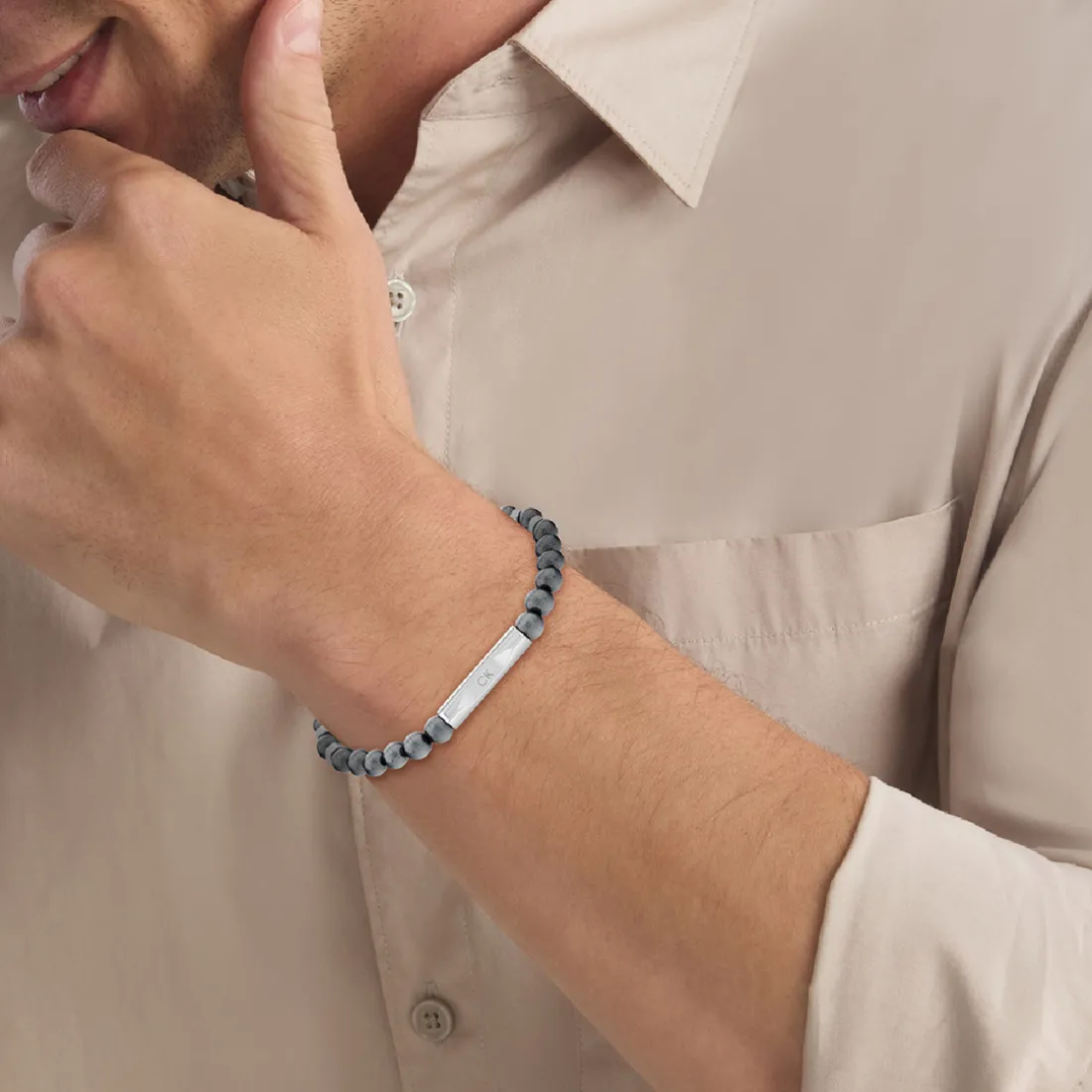 Bracelet Homme Calvin Klein Bijoux - 35000575 Acier Gris