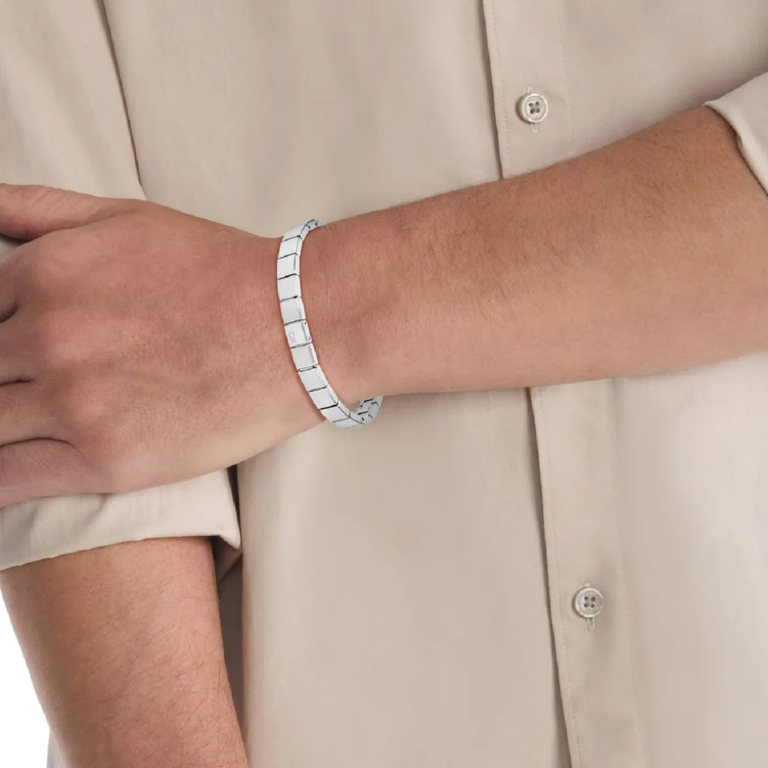 Bracelet Homme Calvin Klein Bijoux - 35000488 Acier Argent