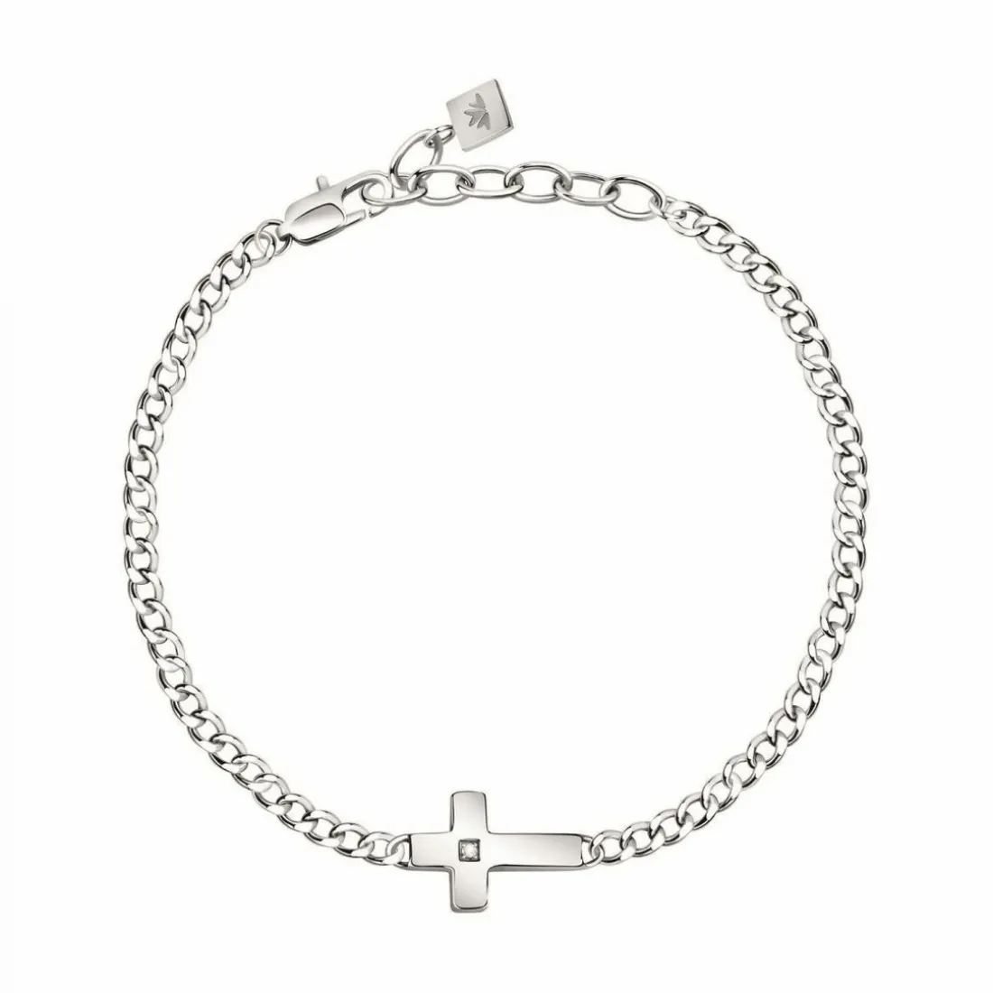 Bracelet Homme Morellato - SKR64 CROSS Acier Argent
