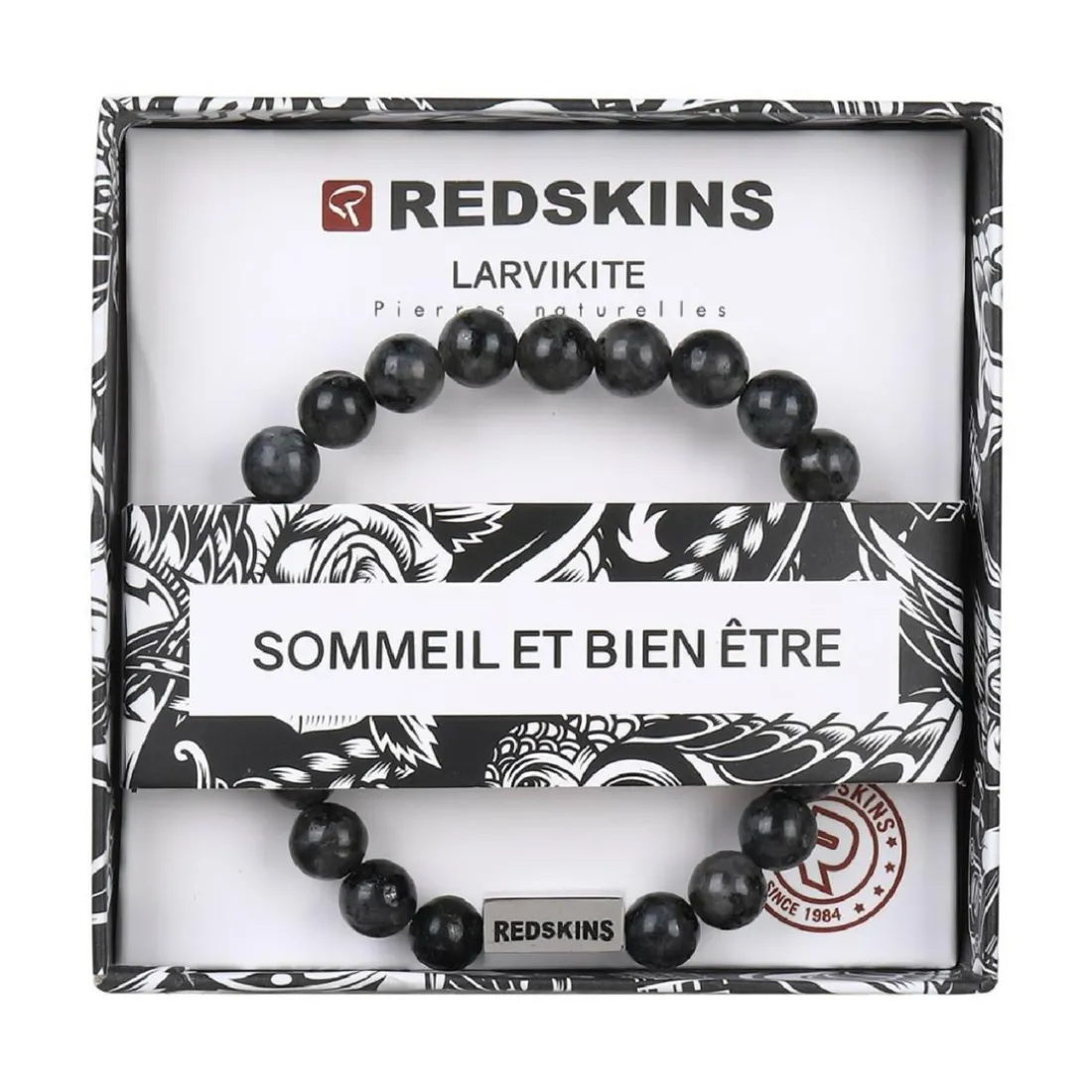 Bracelet Homme Redskins Bijoux Larkivite - 285707 Pierre GRIS