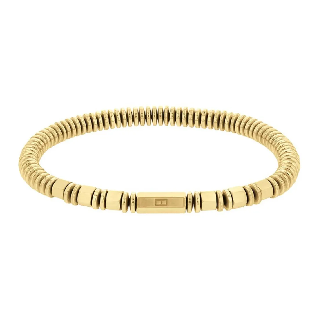Bracelet Homme Tommy Hilfiger Bijoux - METALLIC BEADS 2790382 Acier Doré