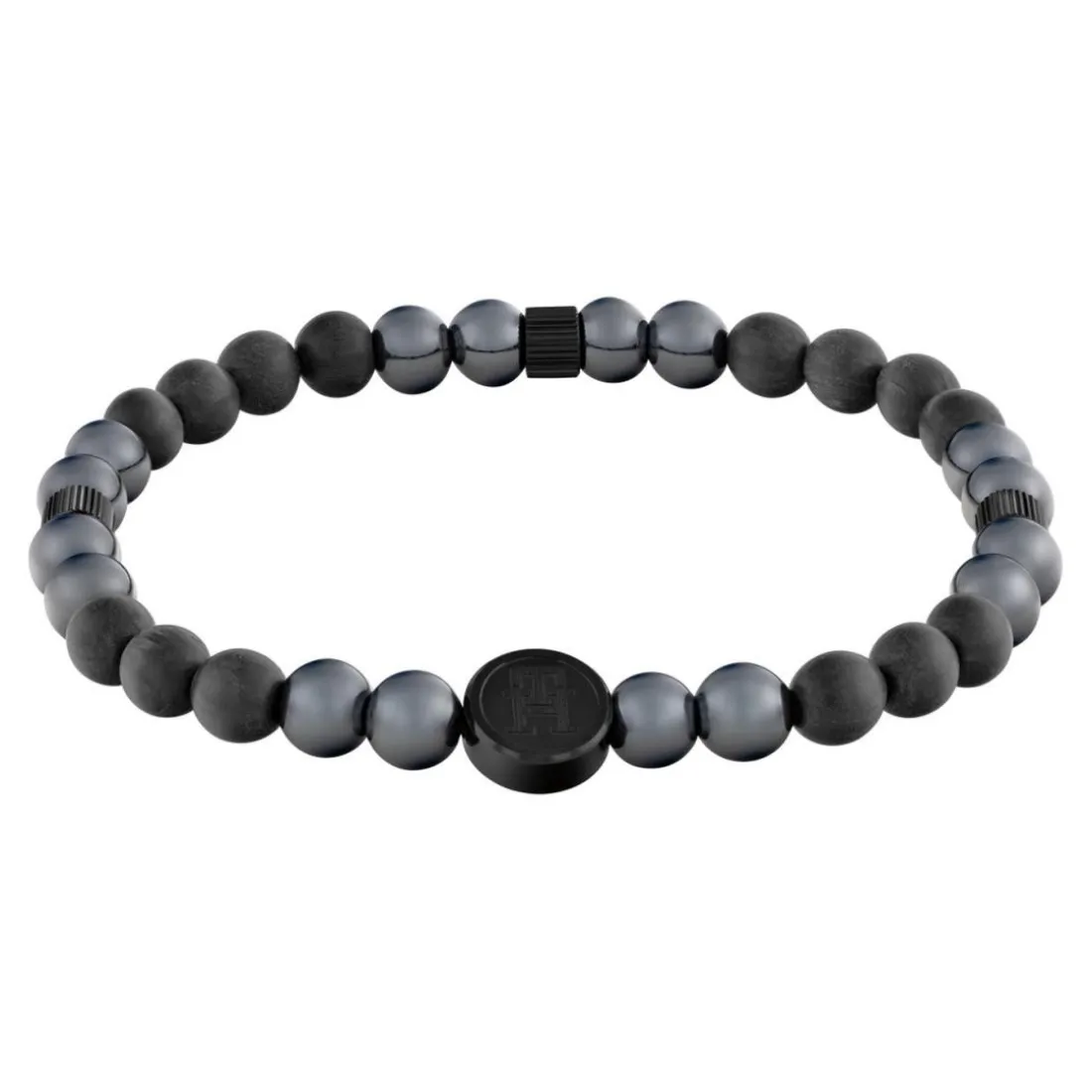 Bracelet Homme Tommy Hilfiger Th85 Carbon - 2790625 Acier NOIR