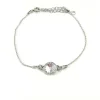 Bracelet Indicolite Emily BREMI001 - Bracelet Argent A925/00 Cristal Swarovski blanc Femme