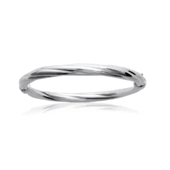 Bracelet Jonc femme argent fermé Maison de la Bijouterie V00ZZ36Y