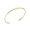 Bracelet Jonc femme effet martelé plaqué or Maison de la Bijouterie UYY0WU5V