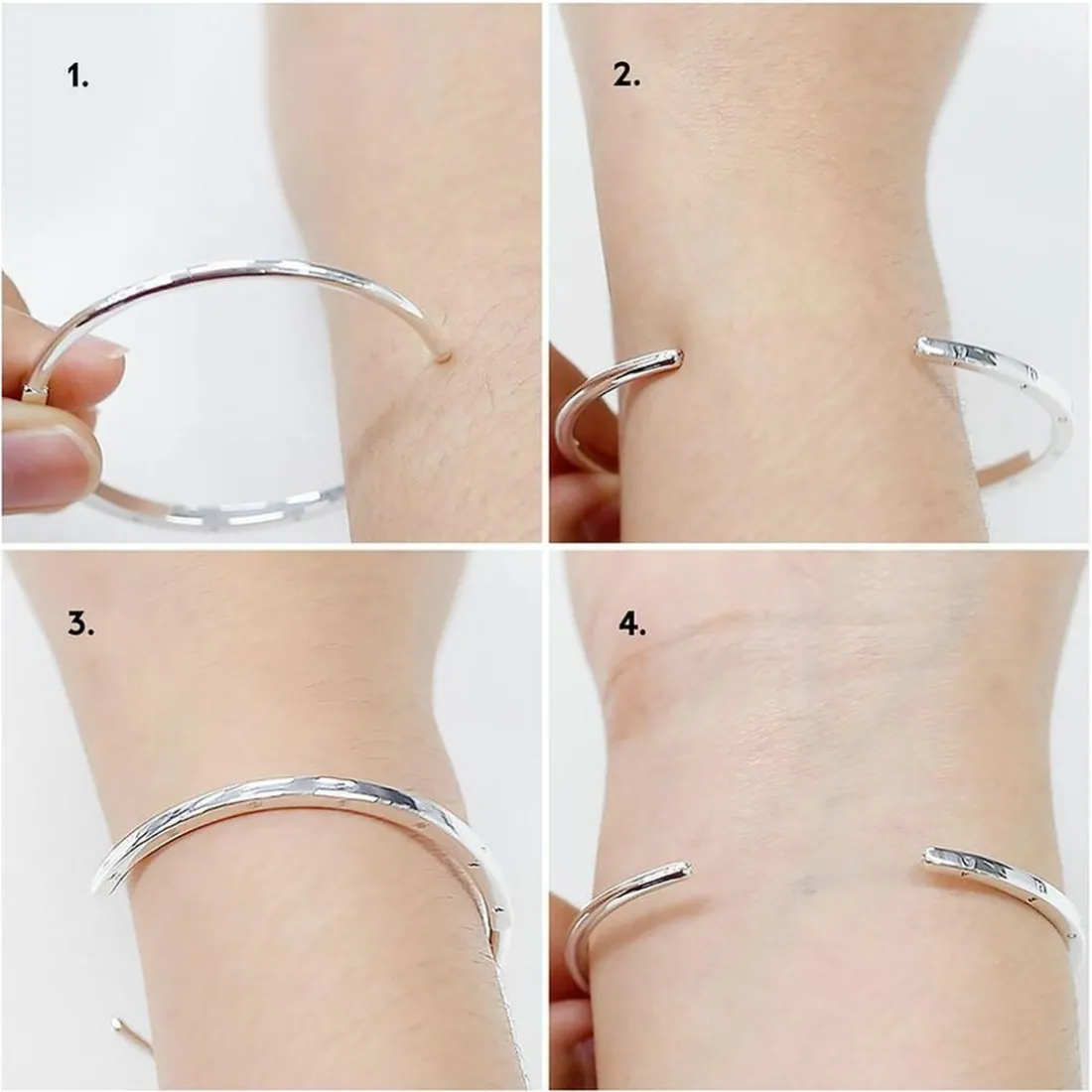Bracelet Jonc I-D Pandora Signature