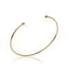Bracelet Jonc ouvert femme plaqué or 56mm Maison de la Bijouterie UYZ3YU56