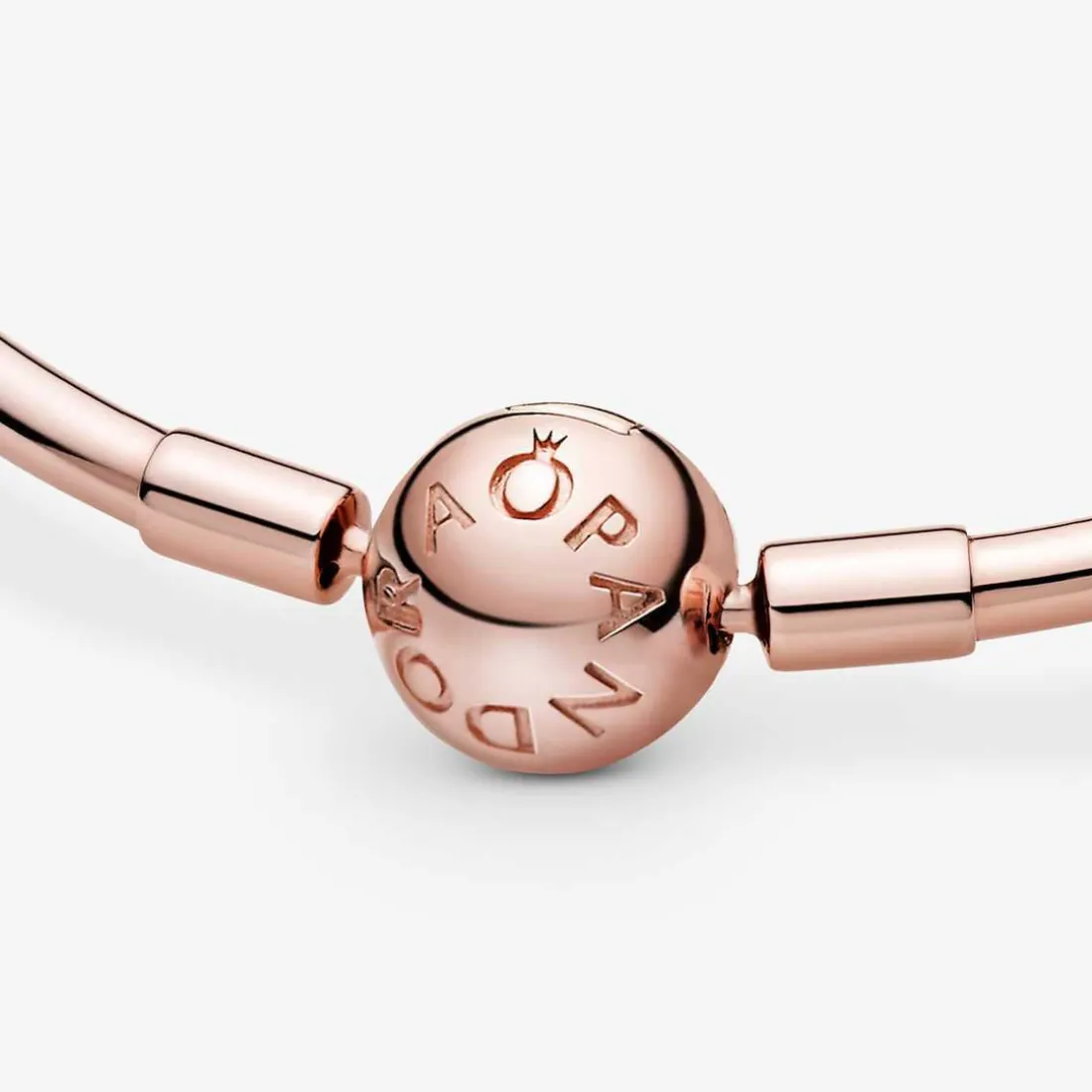 Bracelet Jonc Pandora Moments Métal doré à l’Or Rose fin 585/1000ᵉ