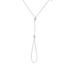 Bracelet Les Interchangeables A59233 - Chaine De Main Coeur Palladium Femme