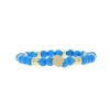 Bracelet Les Interchangeables A58815 - Perle Forme Fleur Bleu Femme
