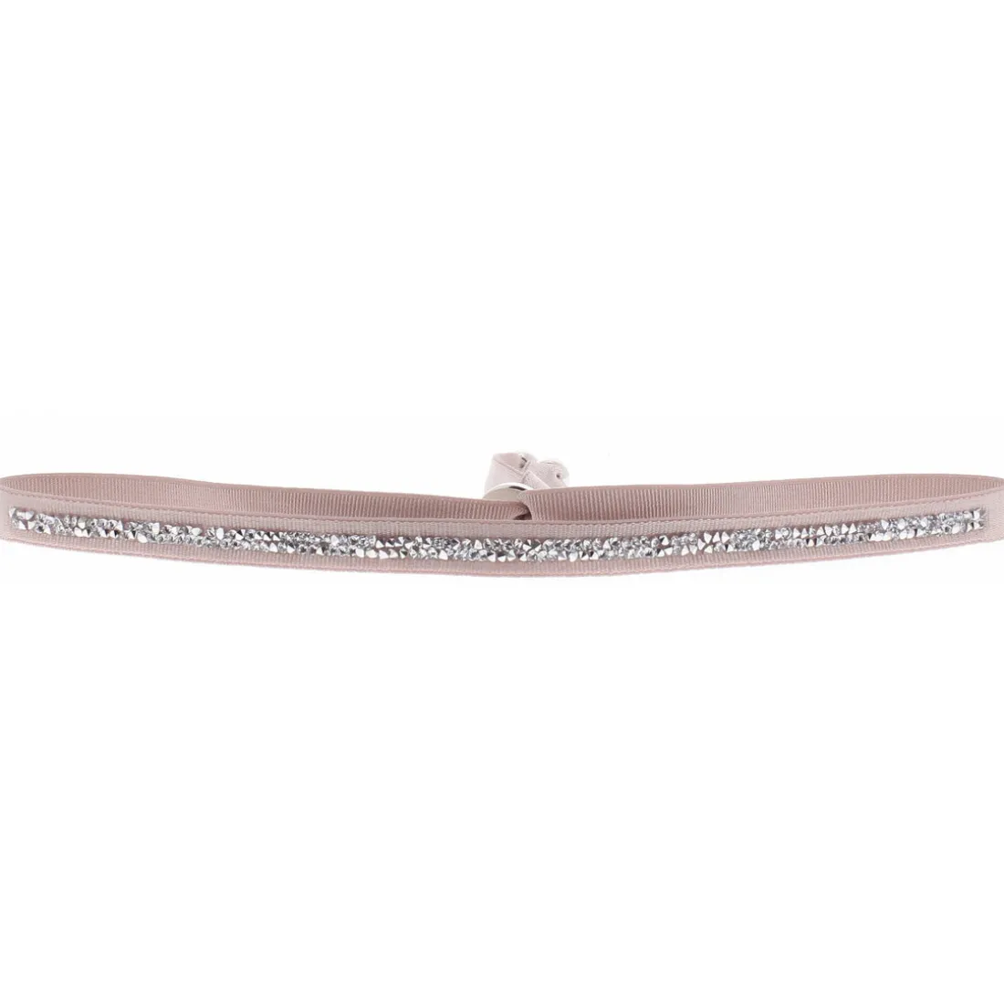Bracelet Les Interchangeables A35894 - Bracelet Tissu Beige Cristaux de haute qualité Femme