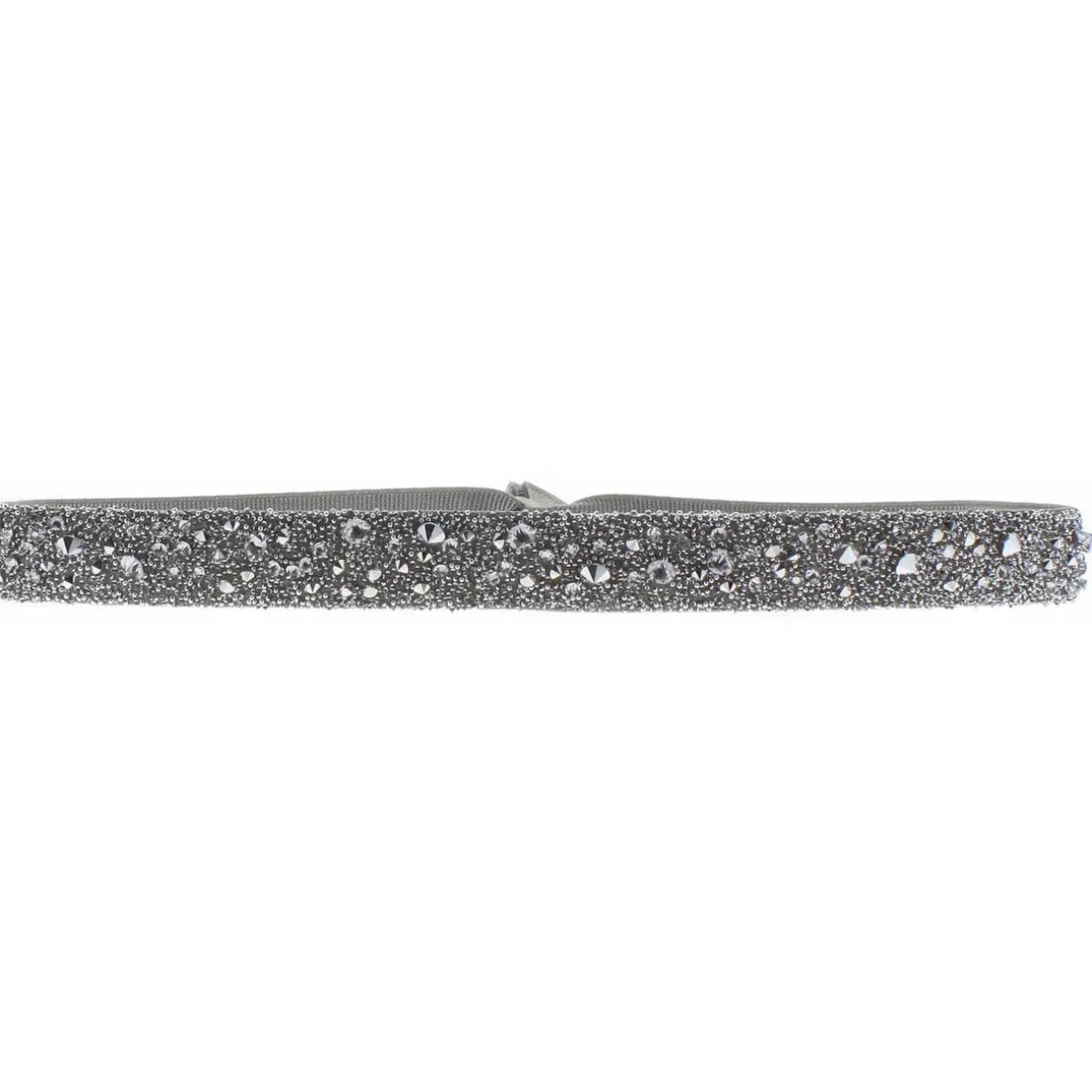 Bracelet Les Interchangeables A38384 - Bracelet Tissu Marron Cristaux de haute qualité Femme