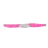 Bracelet Les Interchangeables A58648 - Mini Plaque 2 Rangs Perle Gomme Fushia Femme