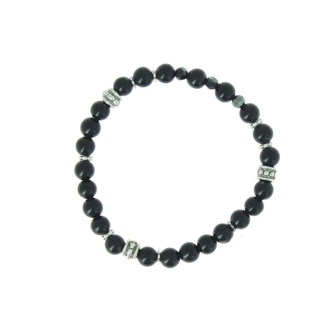 Bracelet Les Interchangeables A59366 - Bobo Chic Noir Femme