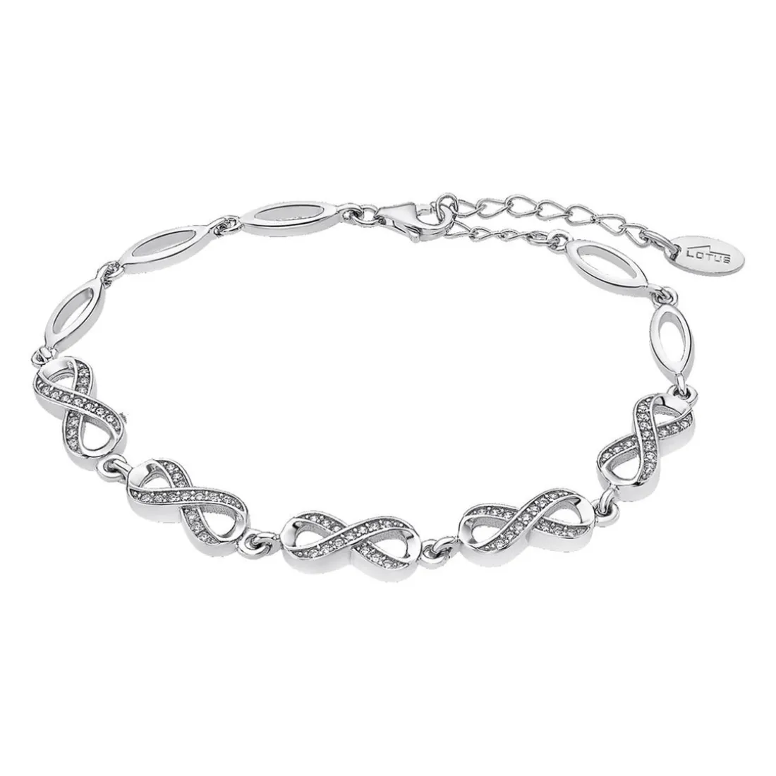 Bracelet Lotus Silver LP1871-2/1 - dame infini trendy Argent Femme