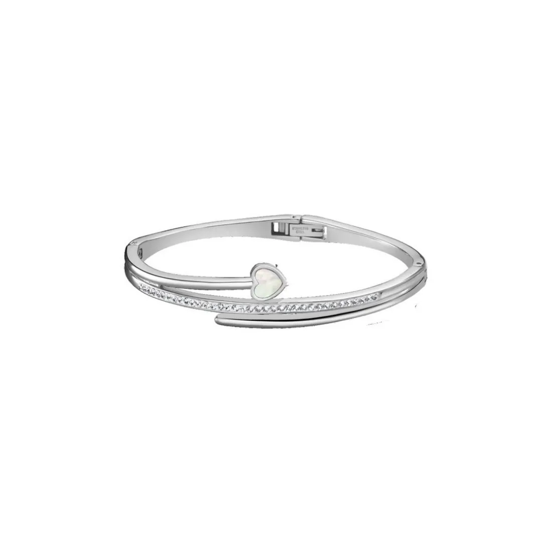 Bracelet Lotus Style LS1843-2/6 - coeur bliss Acier Femme