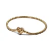 Bracelet Maille Serpent Fermoir Cœur de l'Infini Scintillant
