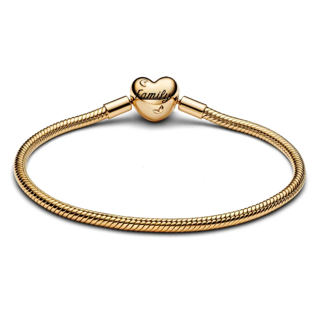 Bracelet Maille Serpent Fermoir Cœur Arbre de Vie