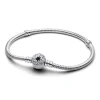 Bracelet Maille Serpent Fermoir Étoile Polaire