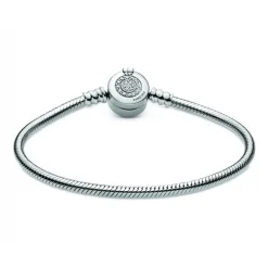 Bracelet Maille Serpent O Couronné Signature Pandora