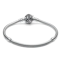 Bracelet Pandora Moments - Disney Maille Serpent Fermoir Fée Clochette