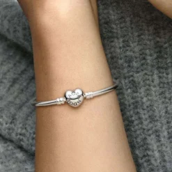 Bracelet Pandora Moments Fermoir Cœur