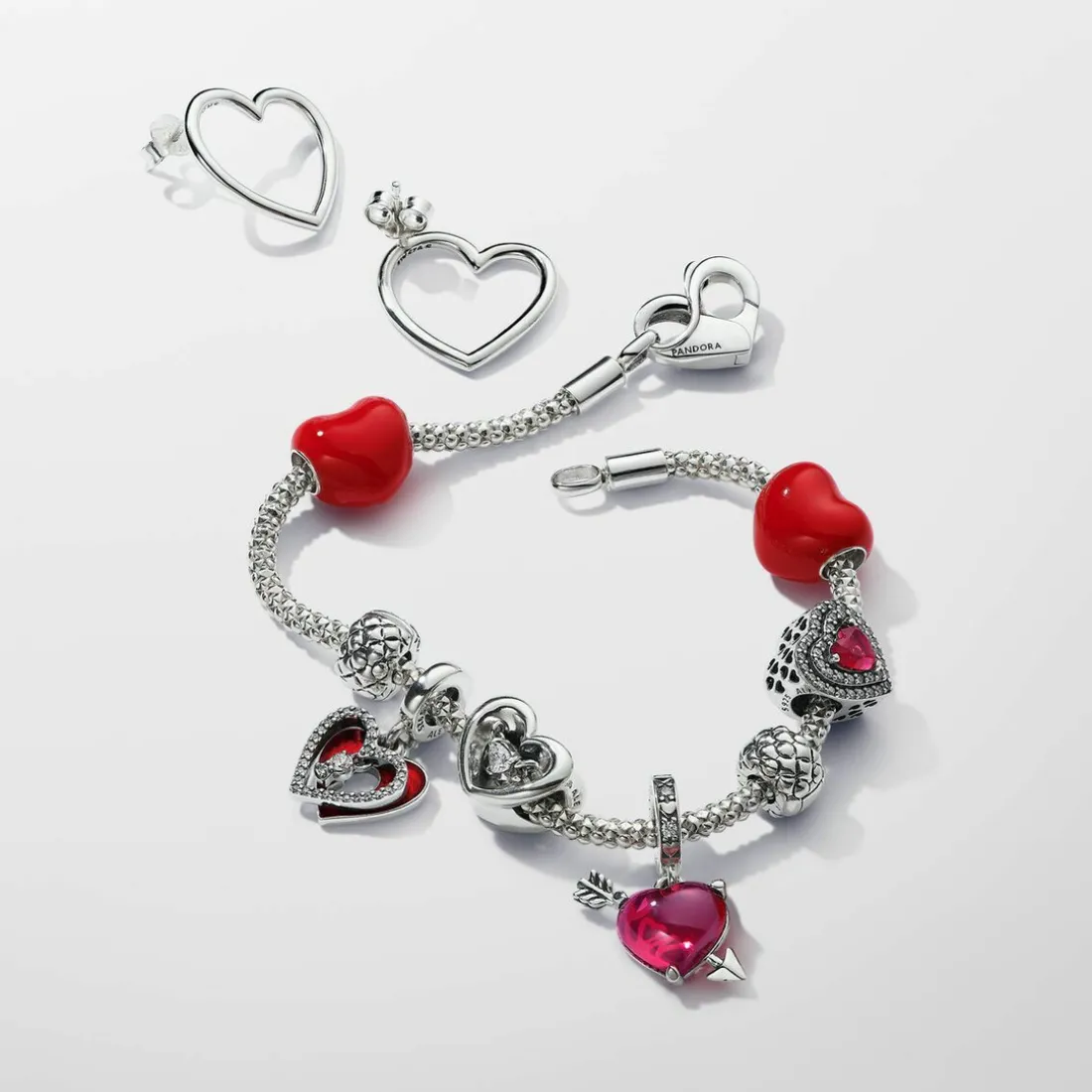 Bracelet Pandora Moments - Maille Cloutée