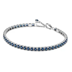 Bracelet Rivière Bleu Scintillant