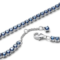 Bracelet Rivière Bleu Scintillant
