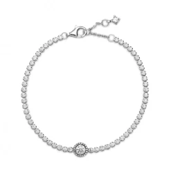 Bracelet Rivière Halo Scintillant Pandora Timeless