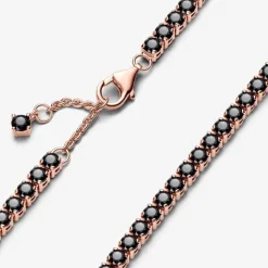 Bracelet Rivière Scintillant Noir