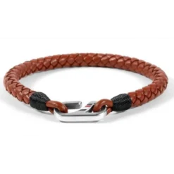Bracelet Tommy Hilfiger Bijoux 2790024 - Bracelet Cuir Marron Homme