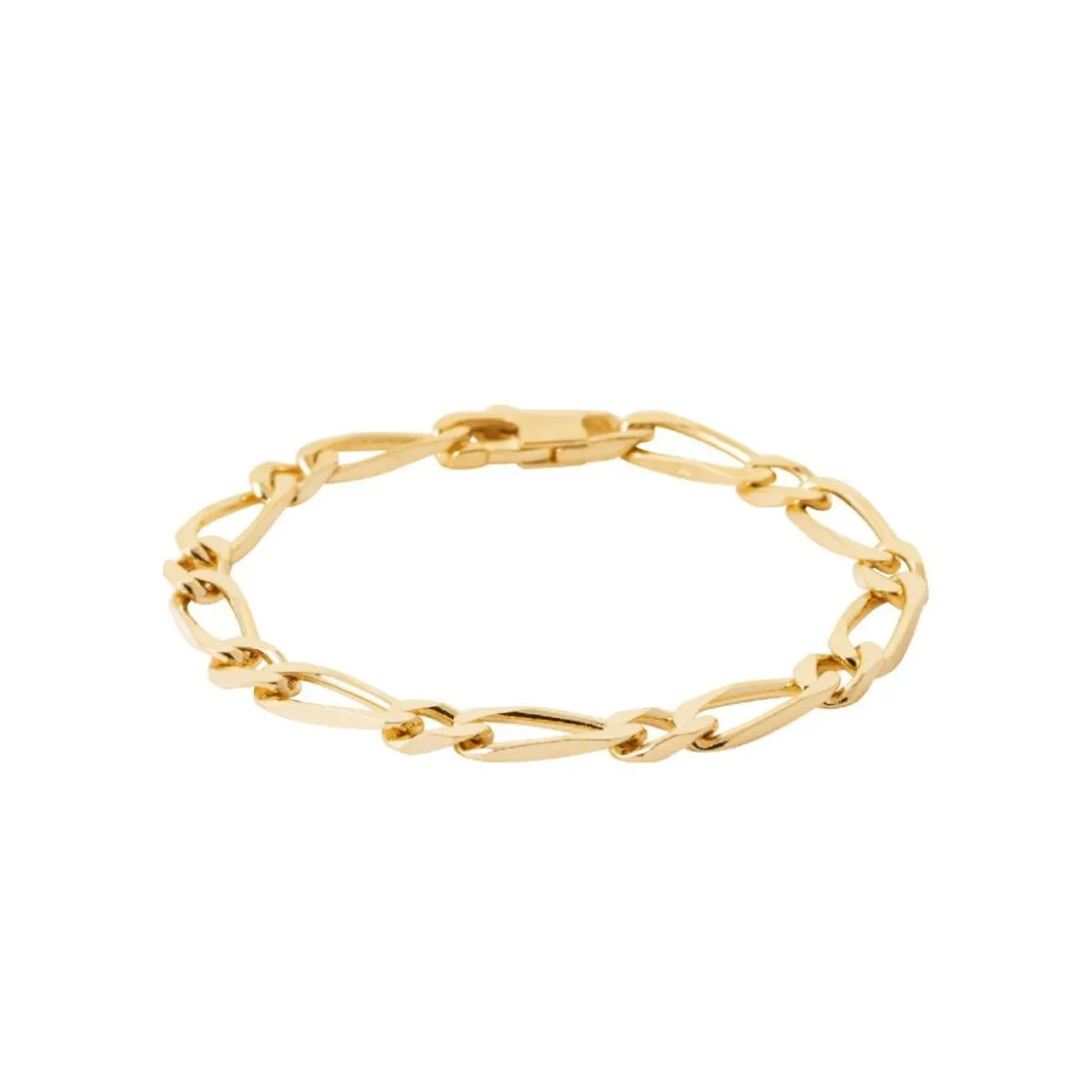 Chaine figaro 1-1 plaqué or homme Maison de la Bijouterie 7mm Y3ZYY0YZ