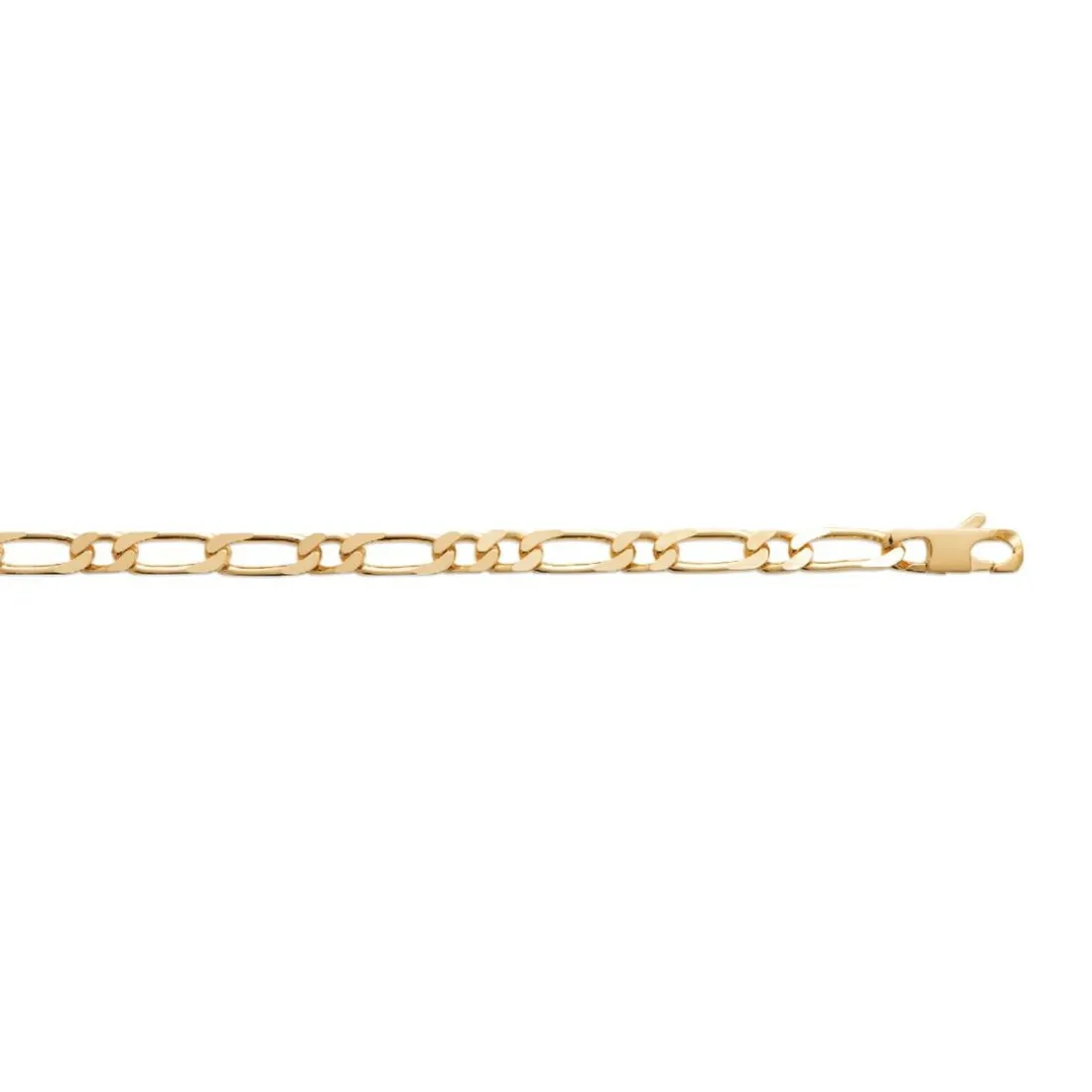 Chaine figaro 1-1 plaqué or homme Maison de la Bijouterie 7mm Y3ZYY0YZ