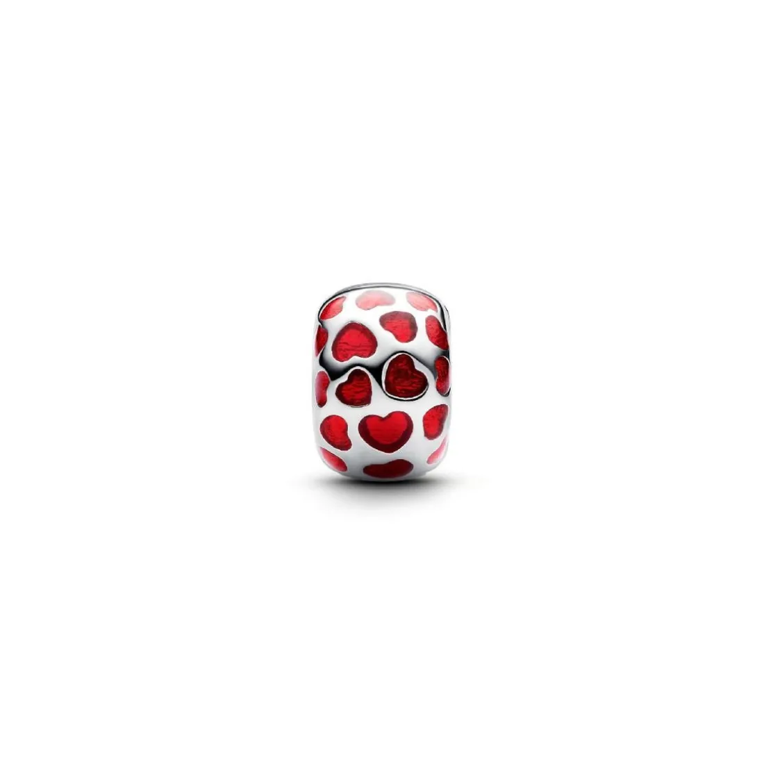 Charm Clip Rond Cœurs