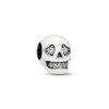 Charm Luminescent Tête de Mort Scintillante