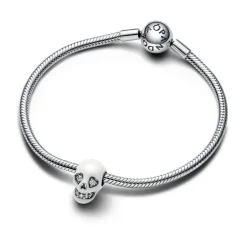 Charm Luminescent Tête de Mort Scintillante