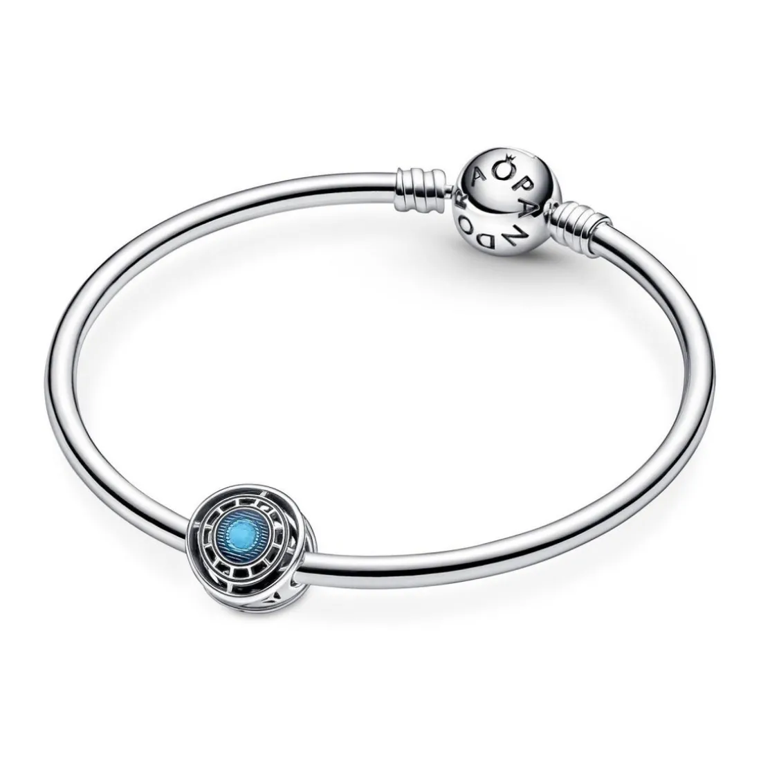Charm Marvel x Pandora Reacteur arc bleu de Iron Man The Avengers
