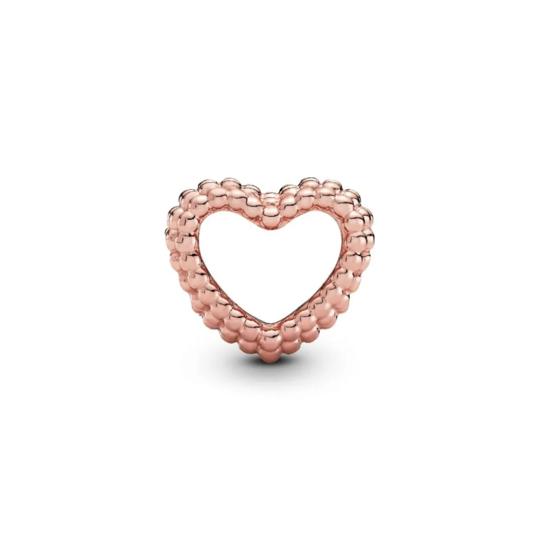 Charm Pandora 787516 - Charm Coeur Perlé Rose Femme