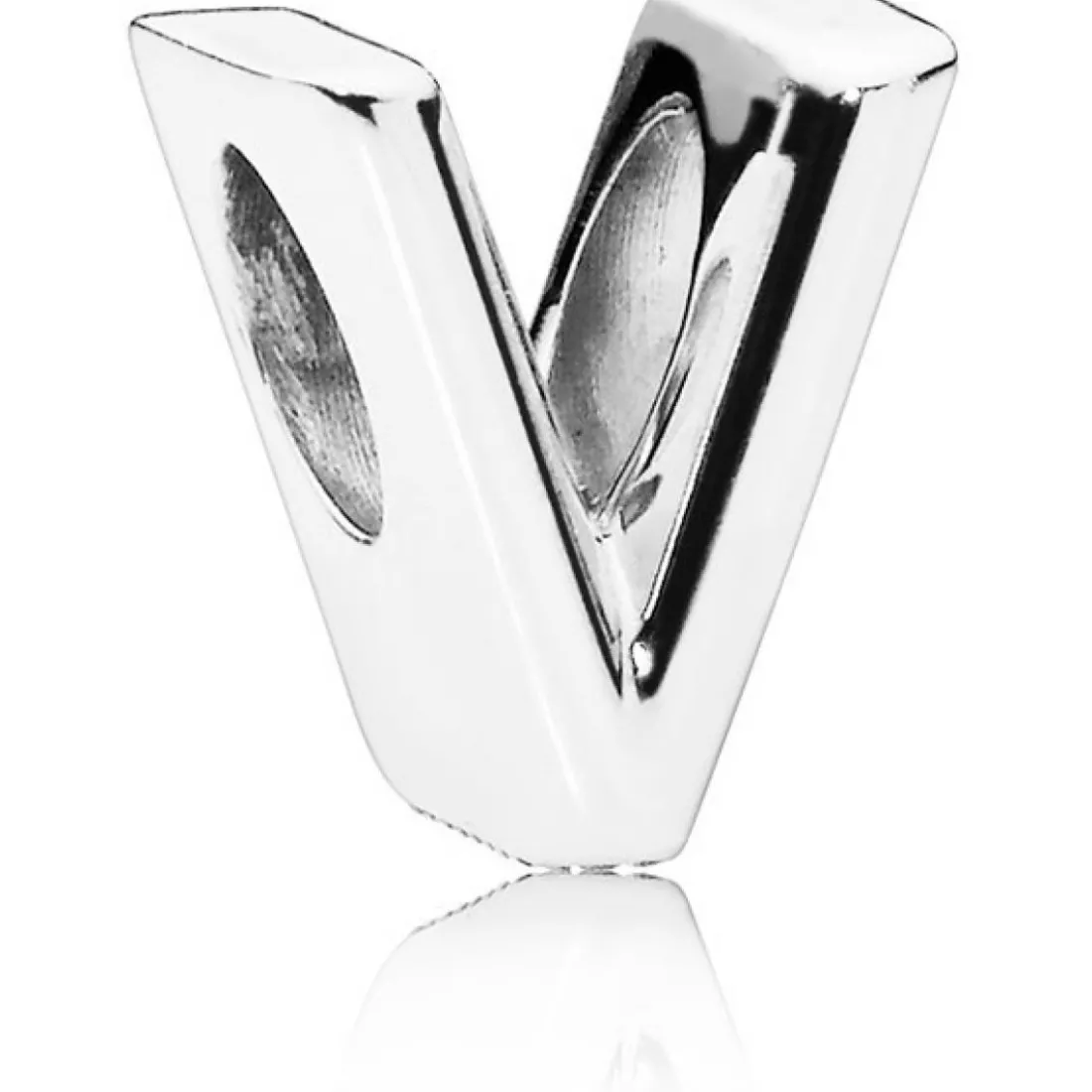 Charm Pandora 797476 - Charm Lettre V Femme
