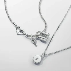 Charm Pandora moments Cadenas & Clé Argent
