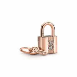 Charm Pandora moments Cadenas & Clé Rose